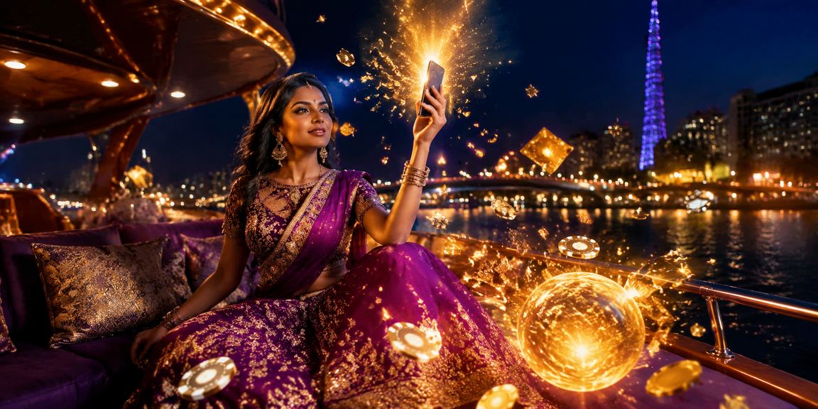 Modern casino gaming on mobile near Ahmedabad riverfront