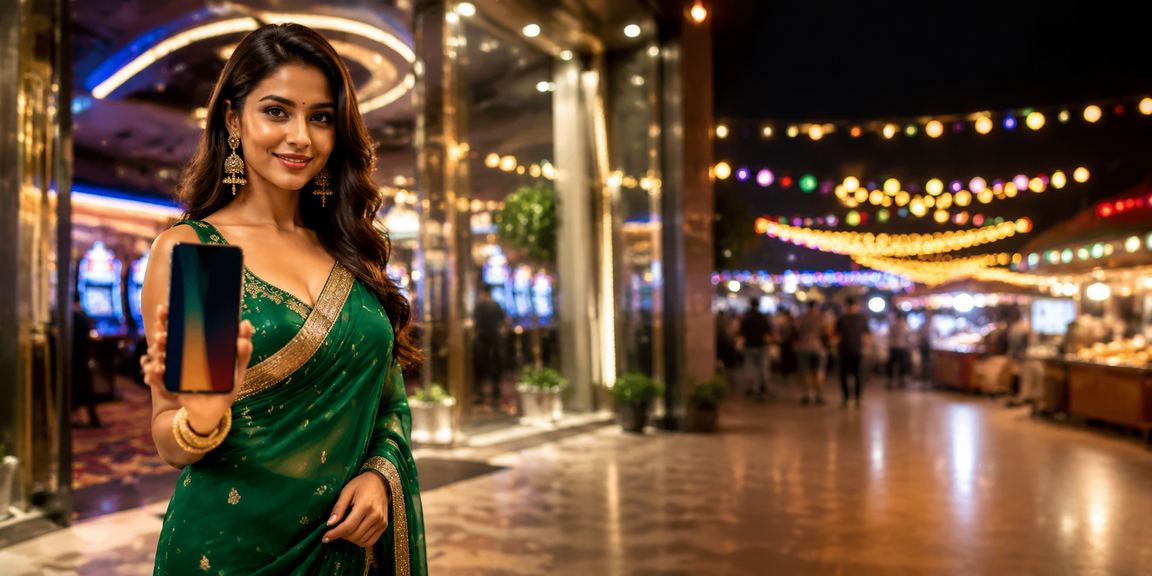 Indian casino app using mobile device
